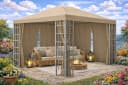 Quick Star Pavillon-Seitenteile 2-tlg. Beige mit Reißverschluss Bild 1