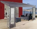 Quick Star Anbaupavillon Anthrazit Rankdesign 3x4m Bild 4
