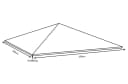 Quick Star Pavillon Schutzhaube 3x3m Taupe Wasserdicht Bild 3
