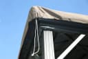 Quick Star Pavillon Schutzhaube 3x3m Taupe Wasserdicht Bild 4