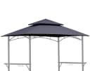 Quick Star Ersatzdach Grillpavillon Grau 245x150 cm Bild 2