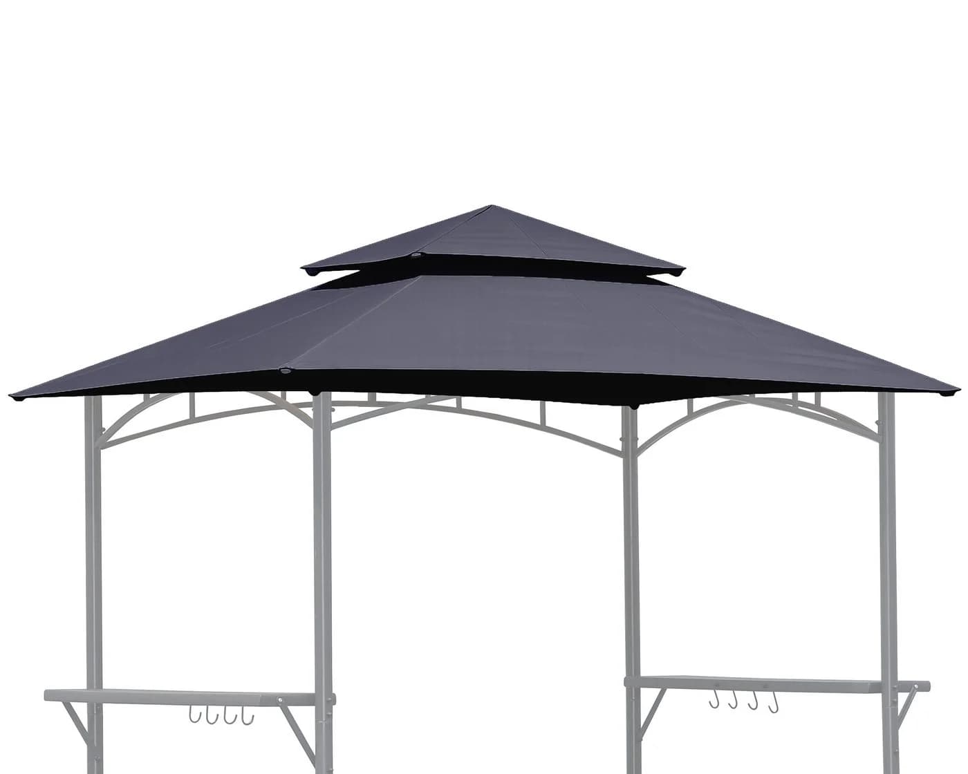 Quick Star Ersatzdach Grillpavillon Grau 245x150 cm - Bild 2