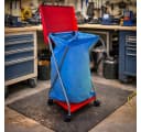 Quick Star Müllsackständer 120L Rot mit 4 Rollen Bild 1