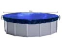 Quick Star Pool-Abdeckplane Rund UV-Resistent Blau/Schwarz Bild 2