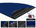 Quick Star Pool-Abdeckplane Rund UV-Resistent Blau/Schwarz Bild 3