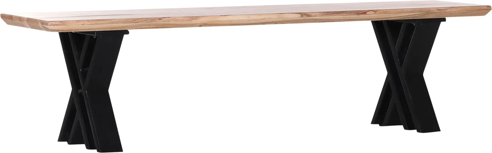 Sitzbank aus Massivholz Akazie
