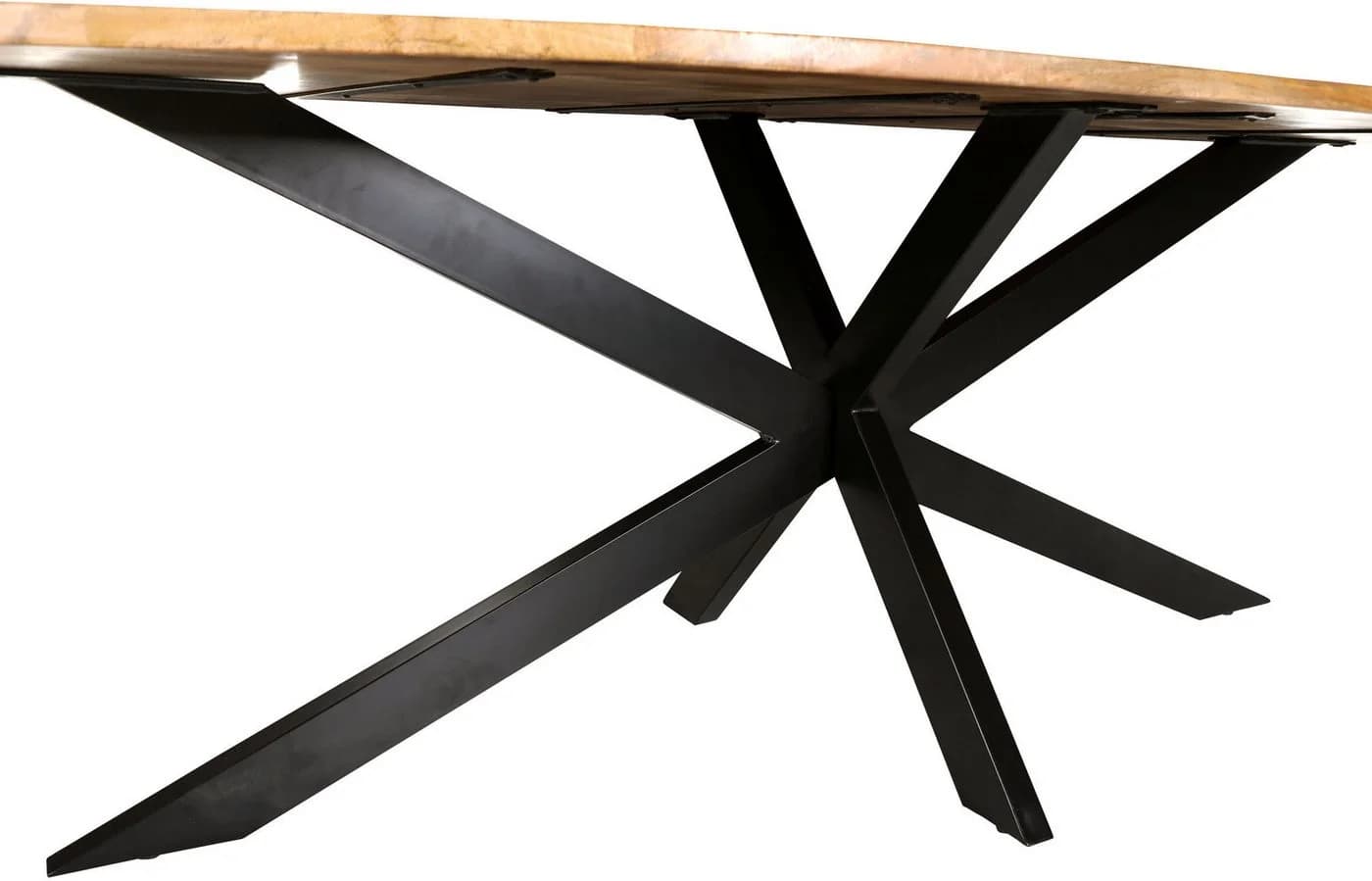 GUTMANN FACTORY Esstisch Oval Mango Schwarz - Bild 3