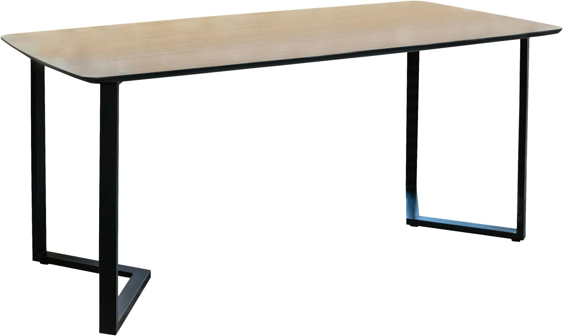 GUTMANN FACTORY Esstisch mit Kufengestell Beige/Schwarz