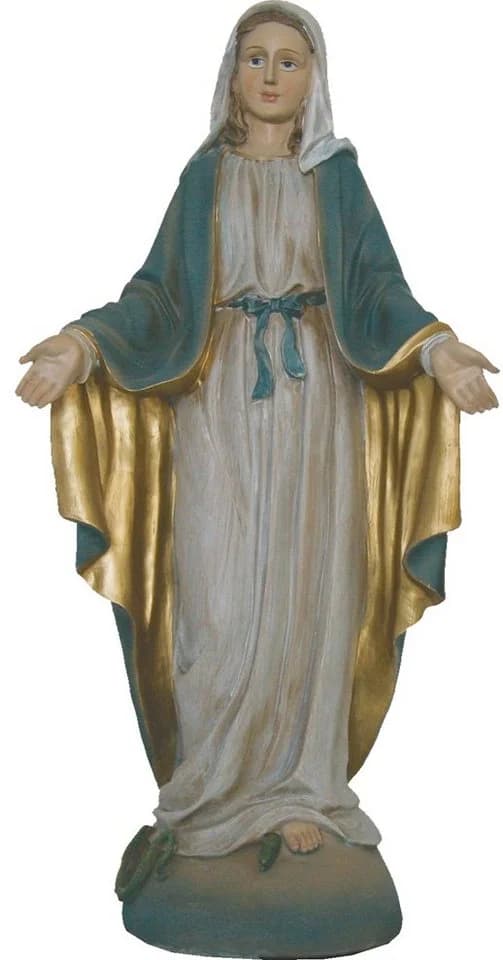 Dekofigur Madonna Immaculata 7 cm Polyresin