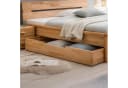 HOMELIV. Bett Tamira 180x200 cm Kernbuche Massivholz mit Schubkasten Bild 5