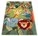 Paco Home Kinderteppich Diamond 638 3D-Design Dschungel Tiere Bild 2