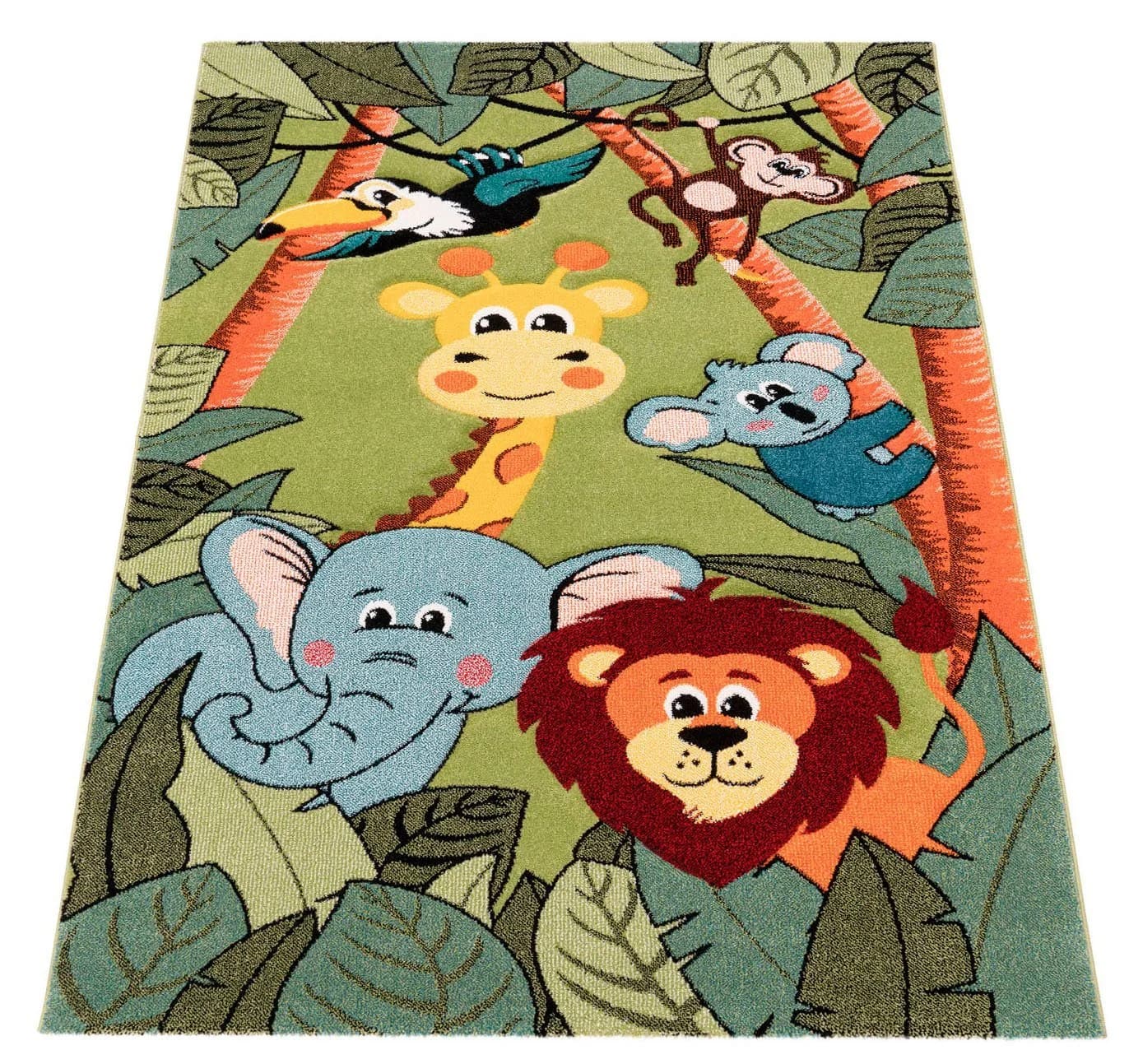 Paco Home Kinderteppich Diamond 638 3D-Design Dschungel Tiere - Bild 2