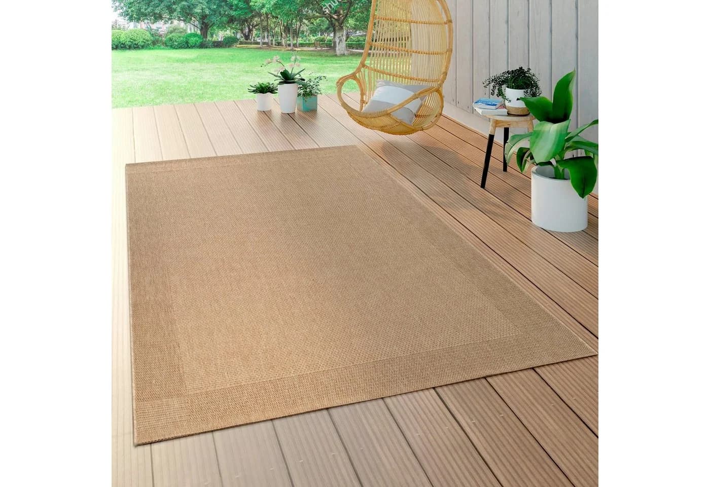 Paco Home Teppich Waregem 621 Beige Outdoor Polypropylen - Bild 2