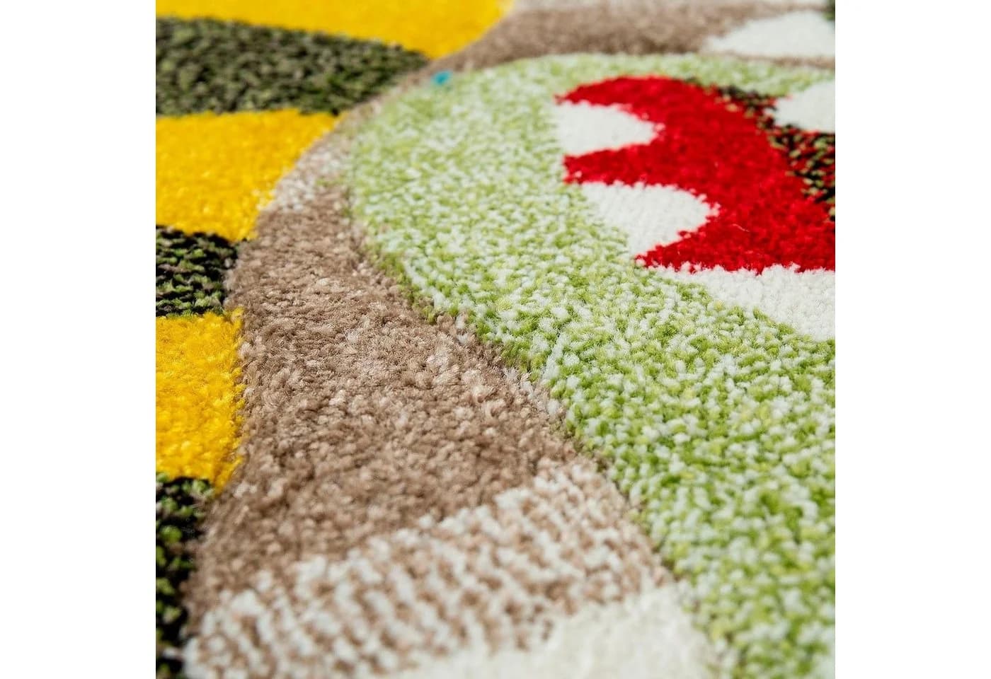 Paco Home Kinderteppich Dino Grün 120x170 cm