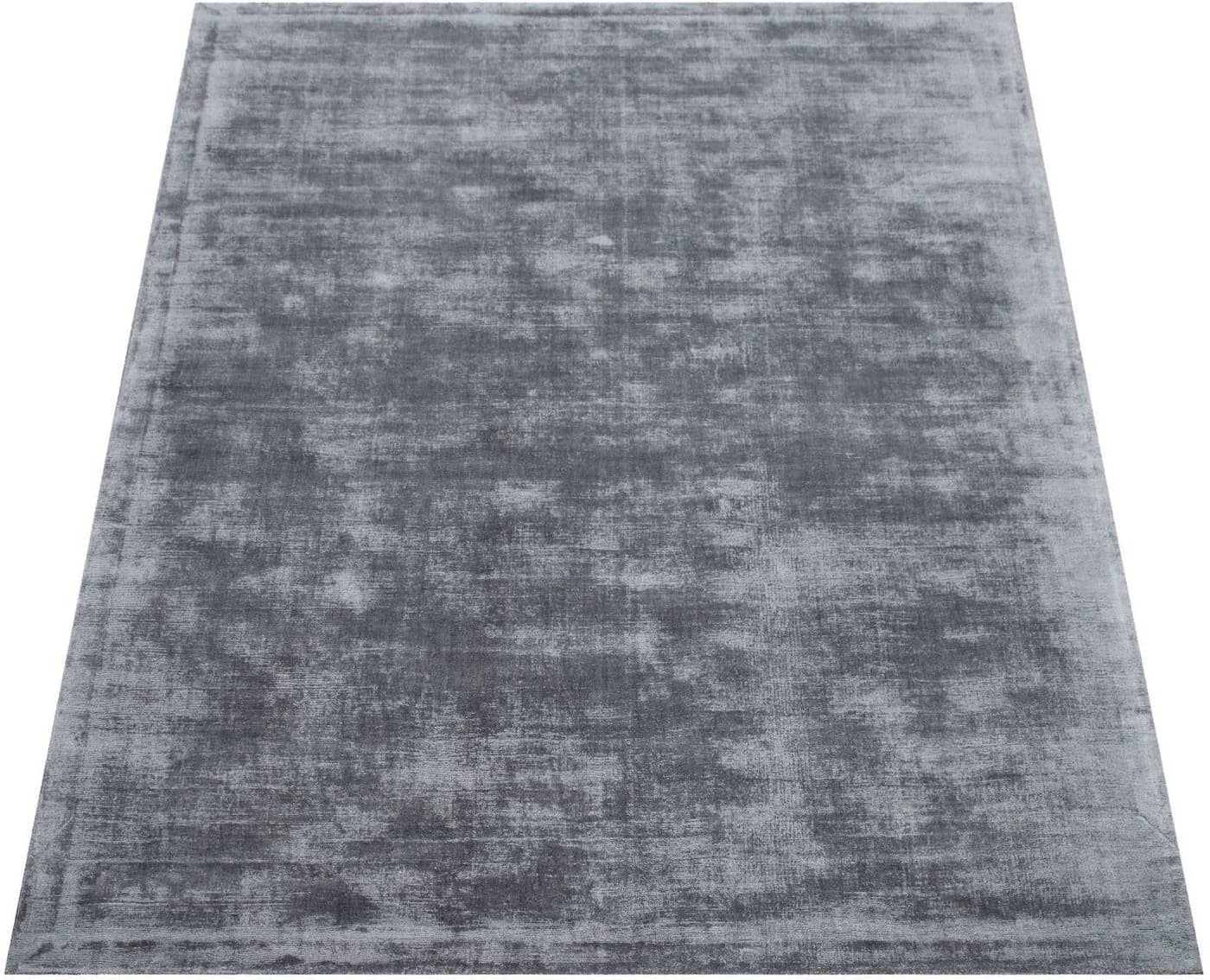 PACO HOME Teppich Nagpur 260 Grau Handgewebt Kurzflor