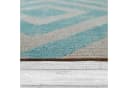 Paco Home Teppich Poco 821 Blau Weiß Rauten Design Outdoor Bild 4