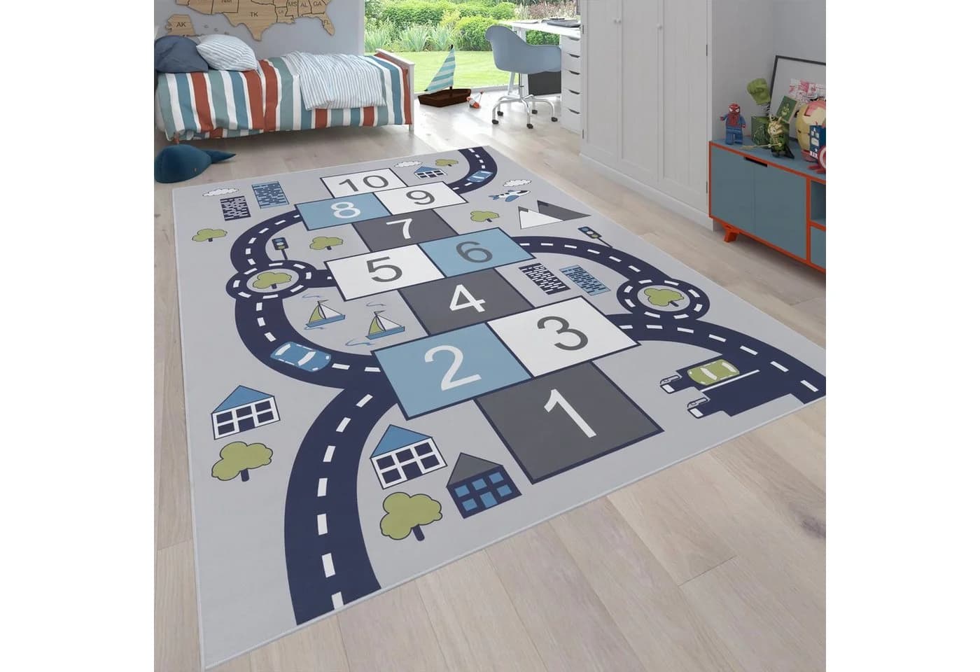Paco Home Kinderteppich Bino 565 Hüpfkästchen - Bild 2