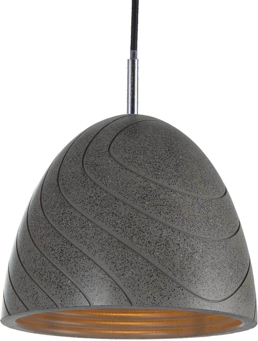 PACO HOME Pendelleuchte GRIP Grau Beton Höhenverstellbar
