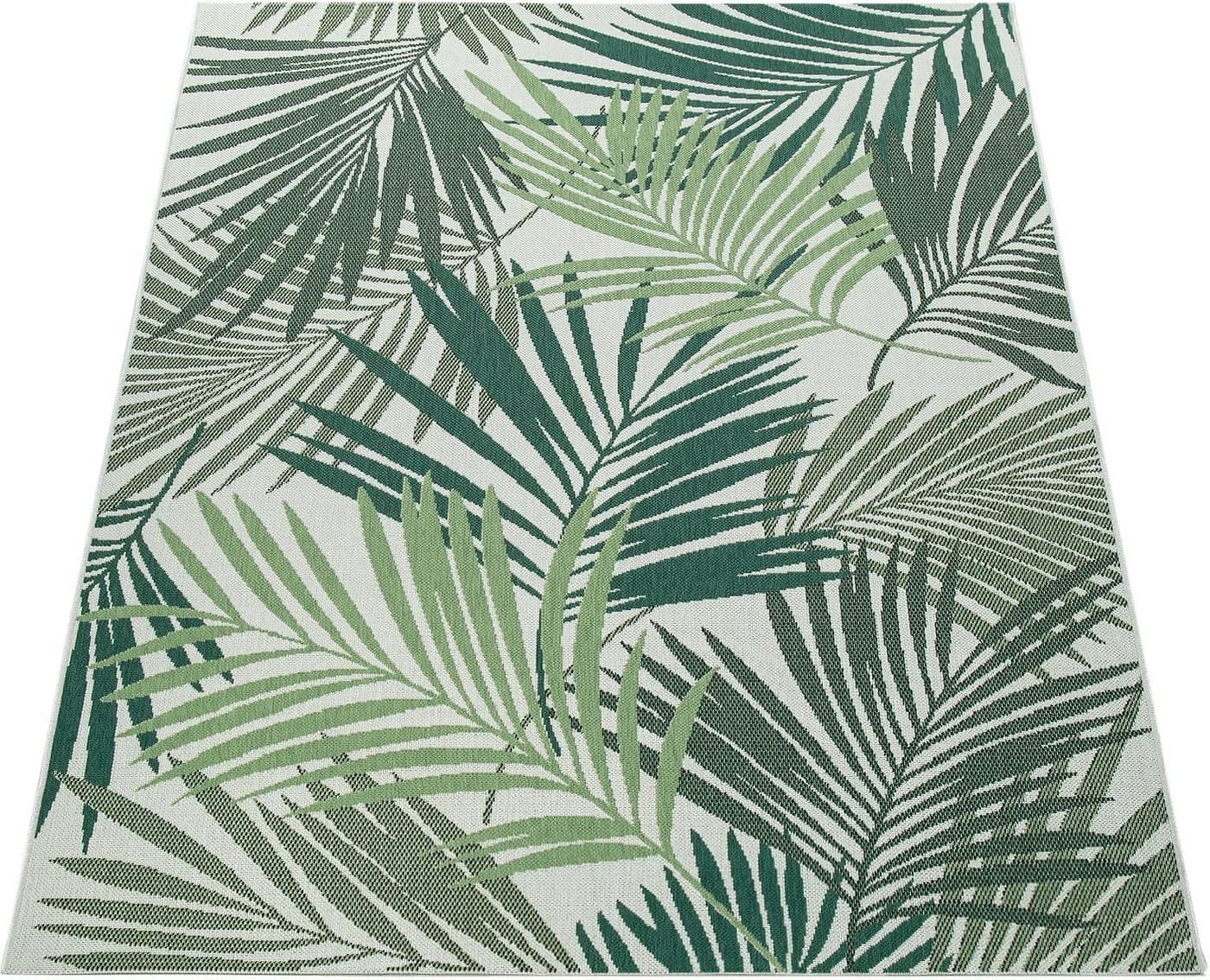 PACO HOME Teppich Ostende 534 Grün In- und Outdoor