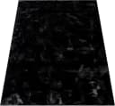 PACO HOME Kunstfell Soft 380 Fellteppich Schwarz Hochflor Bild 1