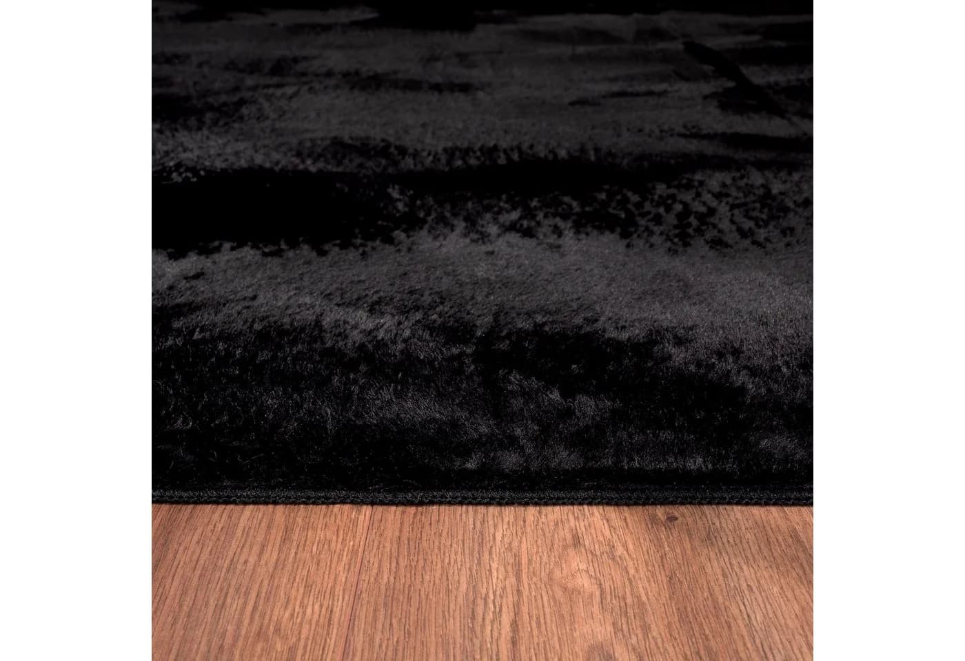 PACO HOME Kunstfell Soft 380 Fellteppich Schwarz Hochflor - Bild 4