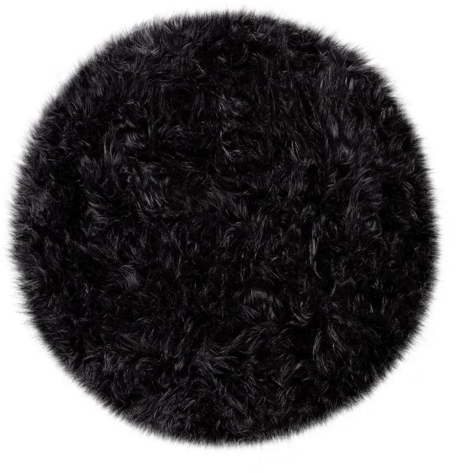 Paco Home Fellteppich Playa 960 Schwarz Flokati-Optik