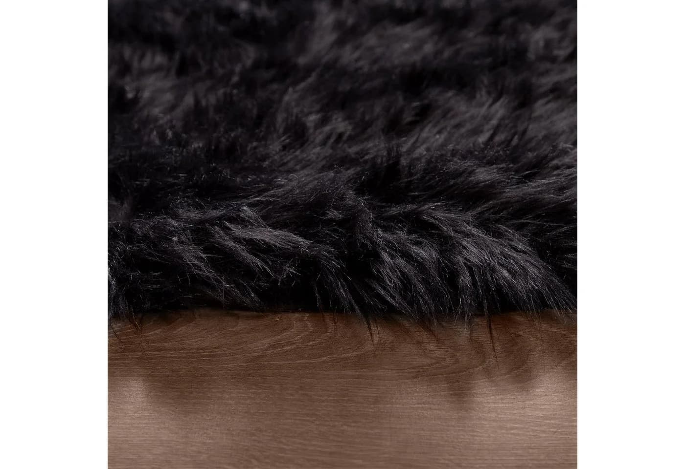 Paco Home Fellteppich Playa 960 Schwarz Flokati-Optik - Bild 5