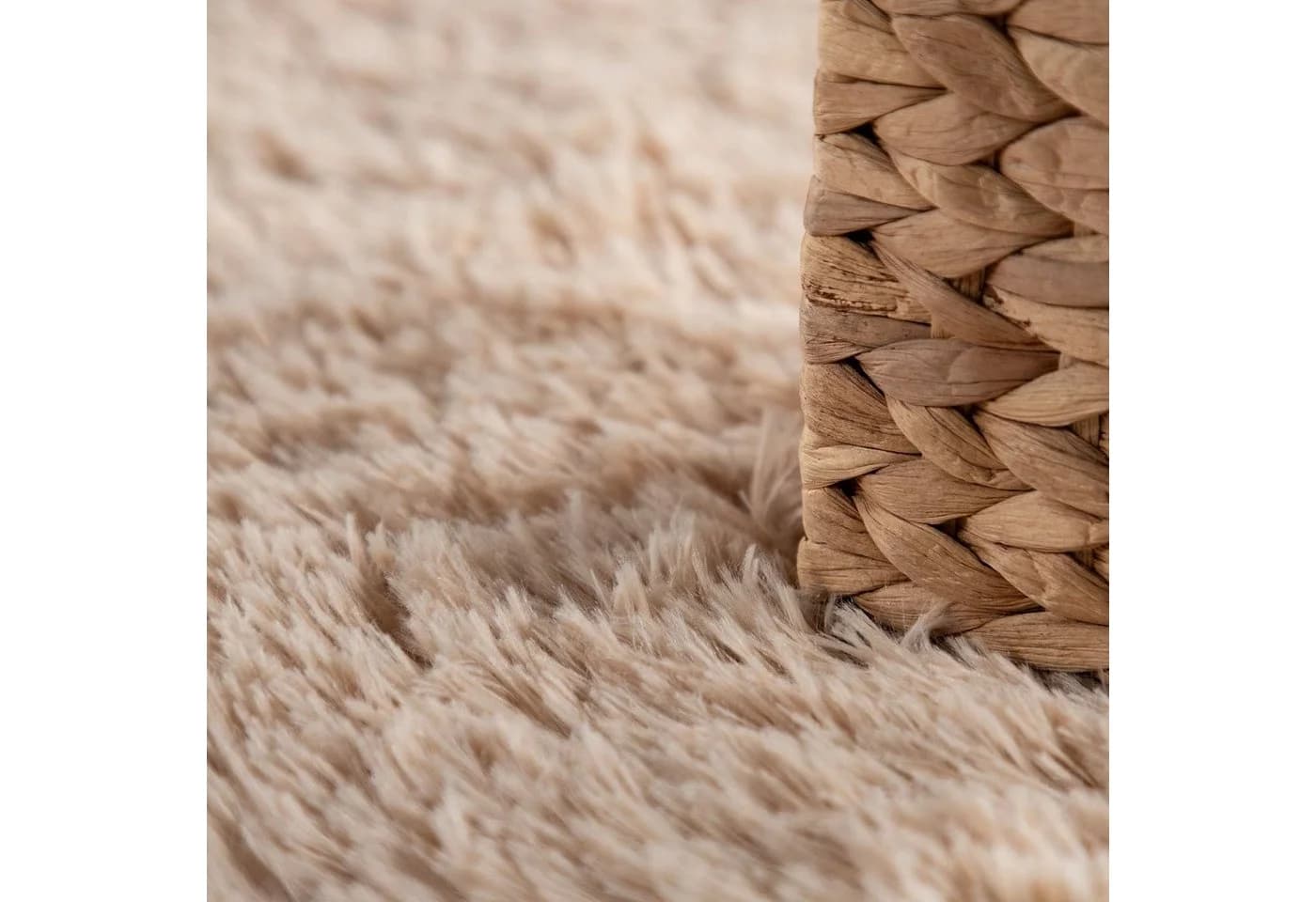 PACO HOME Hochflor-Teppich Silky 591 Beige 140x200cm Polyester - Bild 4