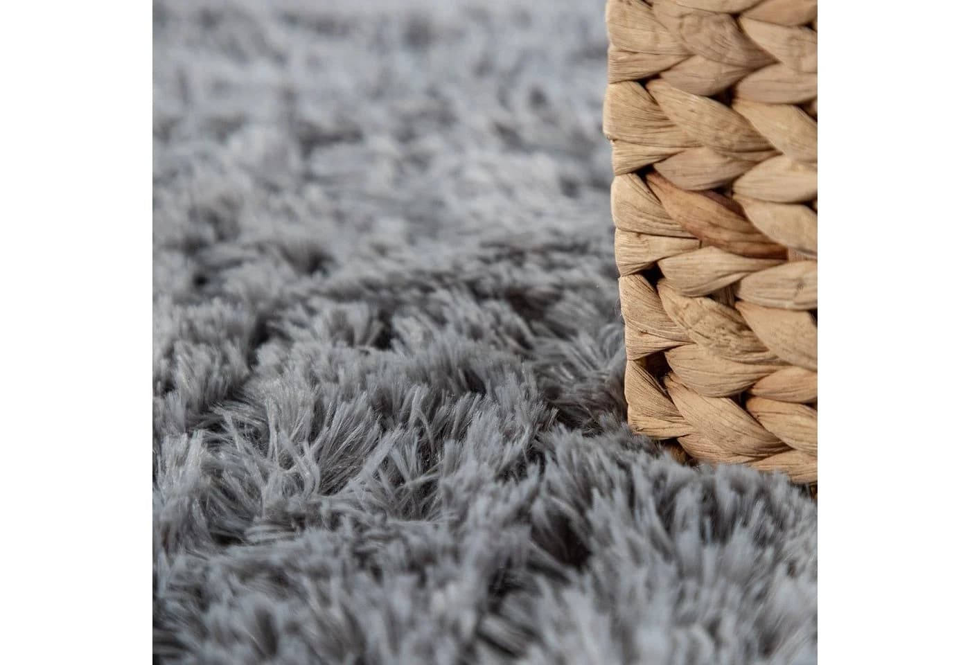 Paco Home Hochflor-Teppich Silky 591 Grau - Bild 4