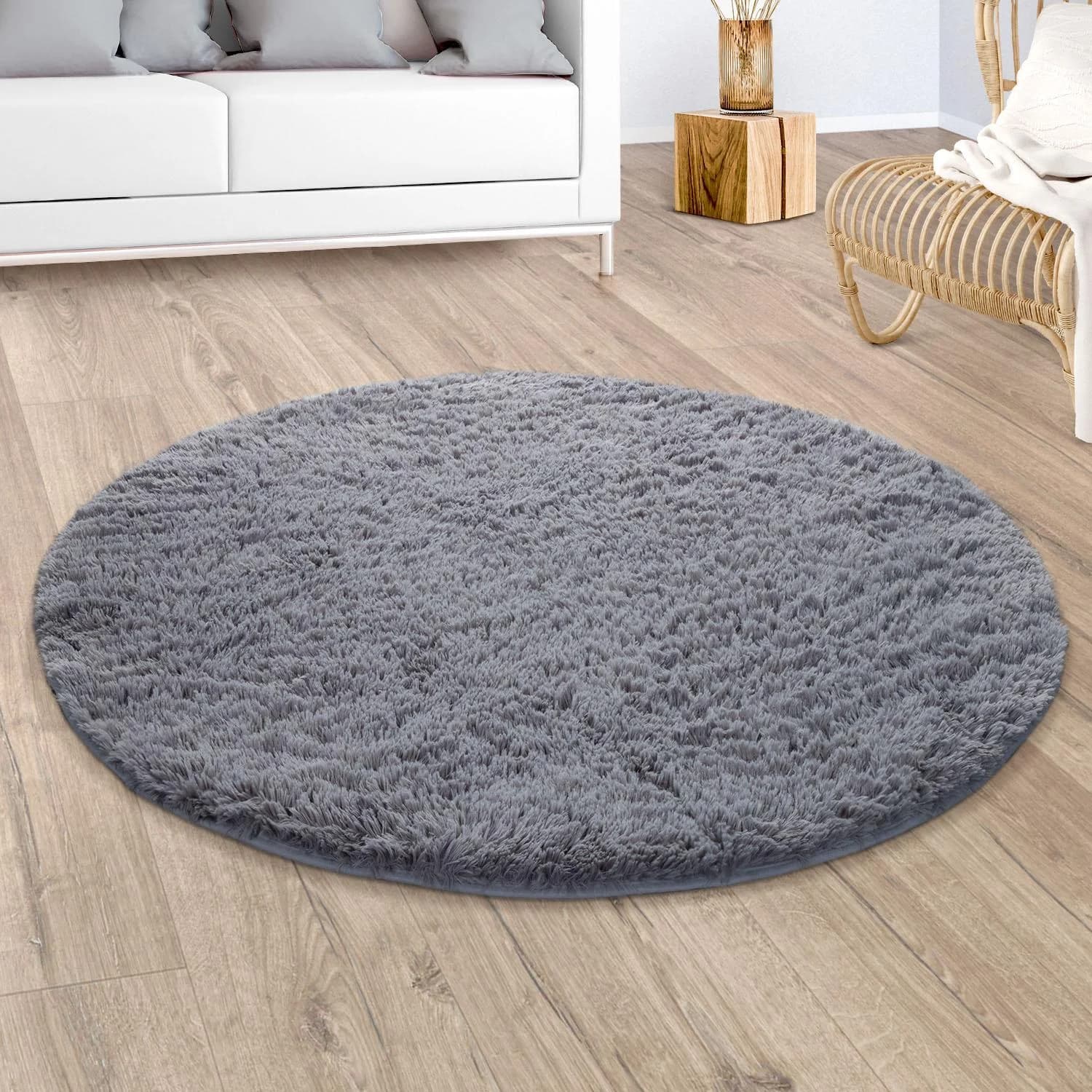 Paco Home Hochflor-Teppich Silky 591 Grau - Bild 5