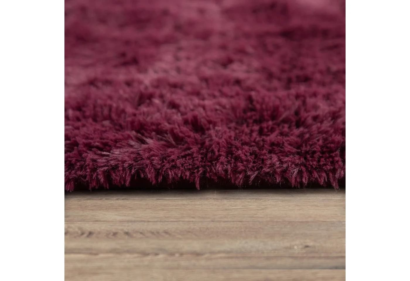 PACO HOME Hochflor-Teppich Silky 591 Lila Rund - Bild 3