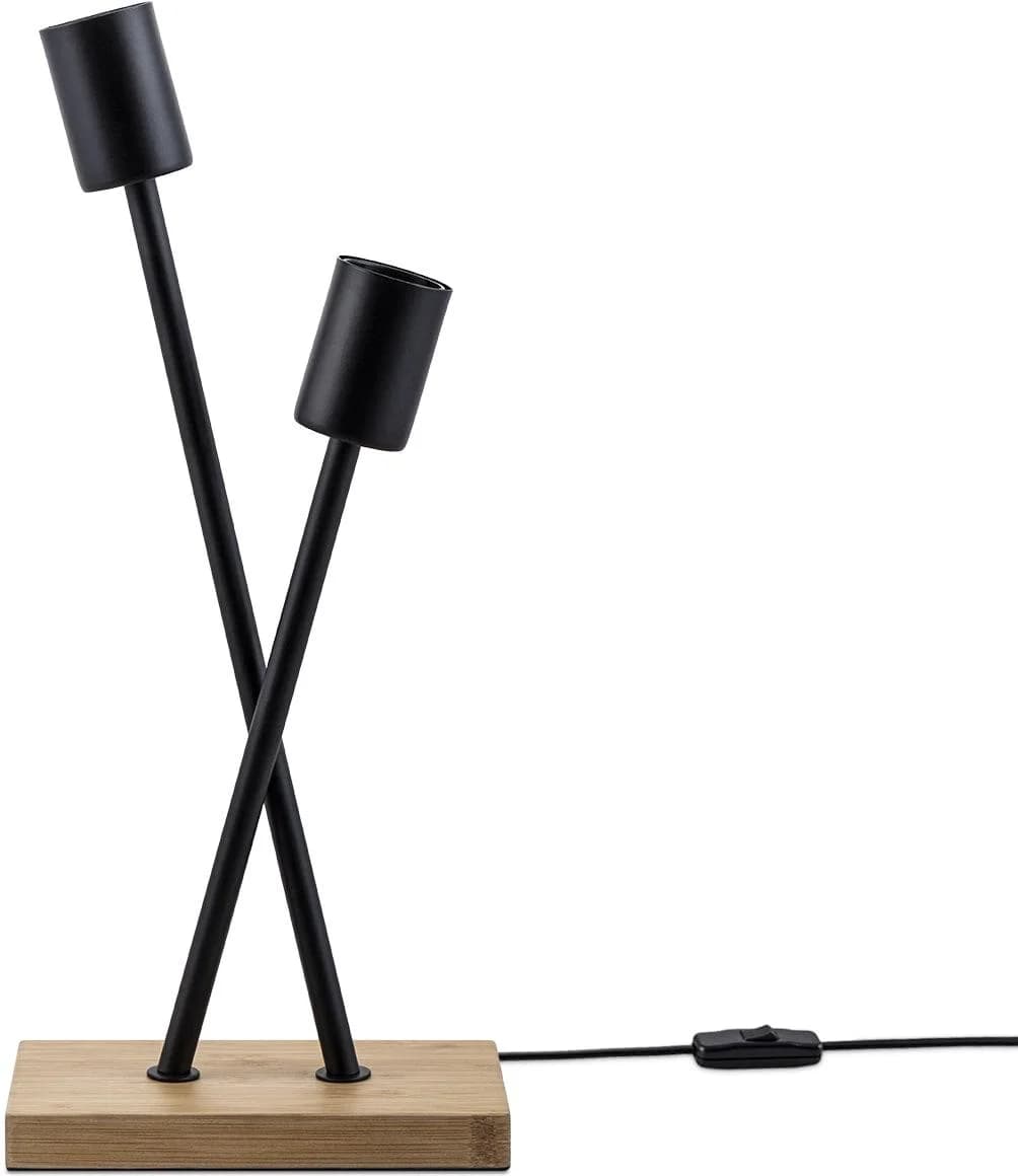 Paco Home Tischleuchte IKS Vintage Industrial Design E27