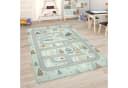 PACO HOME Kinderteppich Chicos 550 türkis-blau Straßenmuster Bild 1