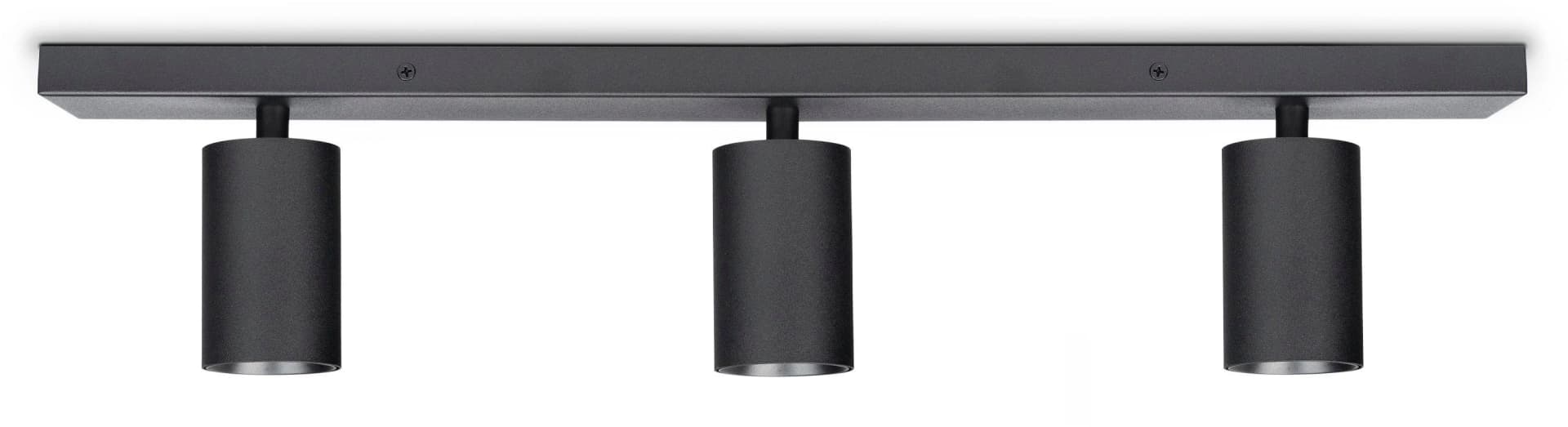 PACO HOME Wandleuchte TIMO RD Schwarz 3x GU10