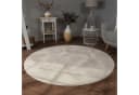 Paco Home Kunstfell Teppich Beige Rund 200cm Bild 3