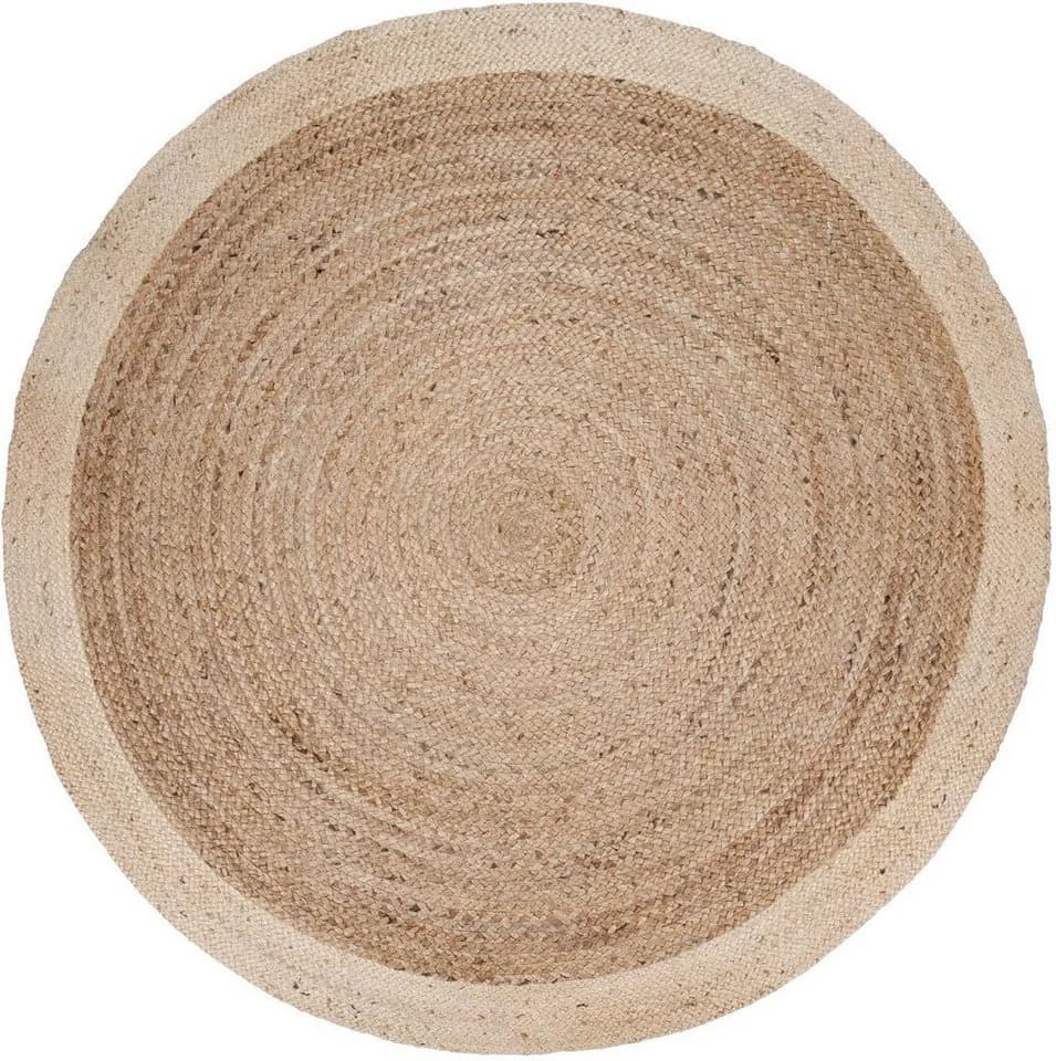 PACO HOME Viborg 594 Teppich Beige Jute Handgefertigt