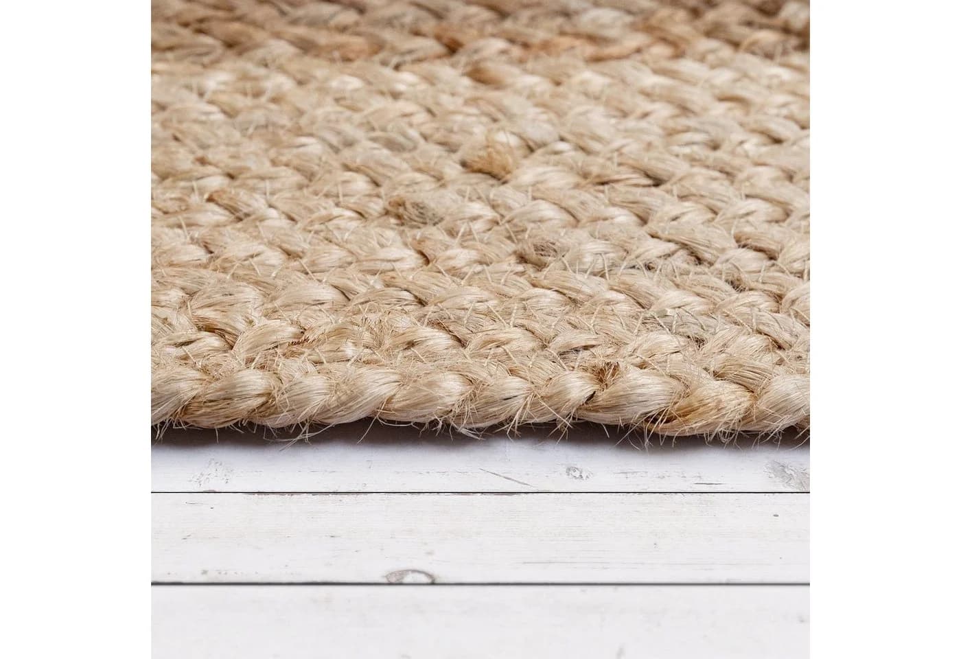 PACO HOME Viborg 594 Teppich Beige Jute Handgefertigt - Bild 5