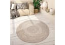 Paco Home Teppich Viborg 595 Rund Beige Jute Modern Boho Bild 1
