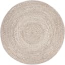 Paco Home Teppich Viborg 595 Rund Beige Jute Modern Boho Bild 2