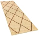 Paco Home Teppich Skive 685 Jute Beige Rauten Muster Bild 1