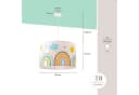 Paco Home Pendelleuchte Tweet 462, ohne Leuchtmittel, Lampe Kinderzimmer Deckenlampe Regenbogen Sonne Wolken Sterne E27 Bild 4