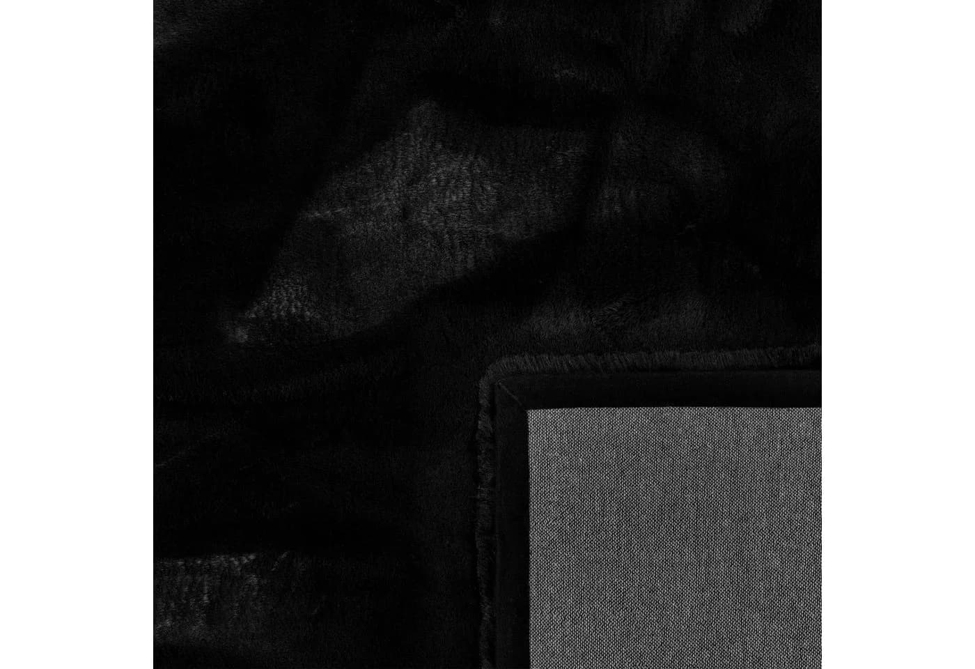 PACO HOME Hochflor-Teppich Rabbit Deluxe 860 Schwarz - Bild 3