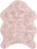 PACO HOME Fellteppich Pelt 640 Rosa Modern Uni Bild 2