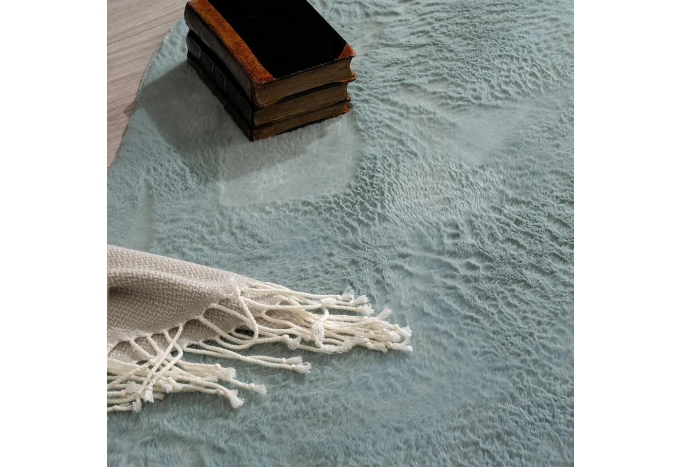 PACO HOME Fellteppich Pelt 640 türkis Polyester - Bild 5