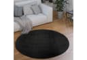 PACO HOME Teppich Cadiz 630 Schwarz Kurzflor Uni Bild 5