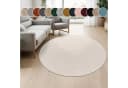 Paco Home Teppich Cadiz 630 Rund Beige Kurzflor Bild 2