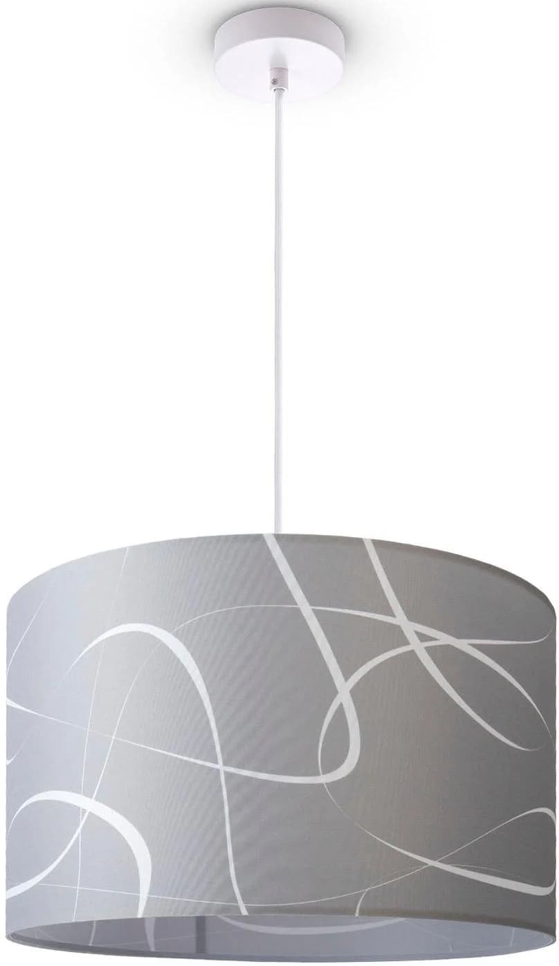 PACO HOME Pendelleuchte Hugo Tribal Weiß Modern Retro