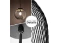PACO HOME Pendelleuchte TRAPU Schwarz Industrial Design Bild 3
