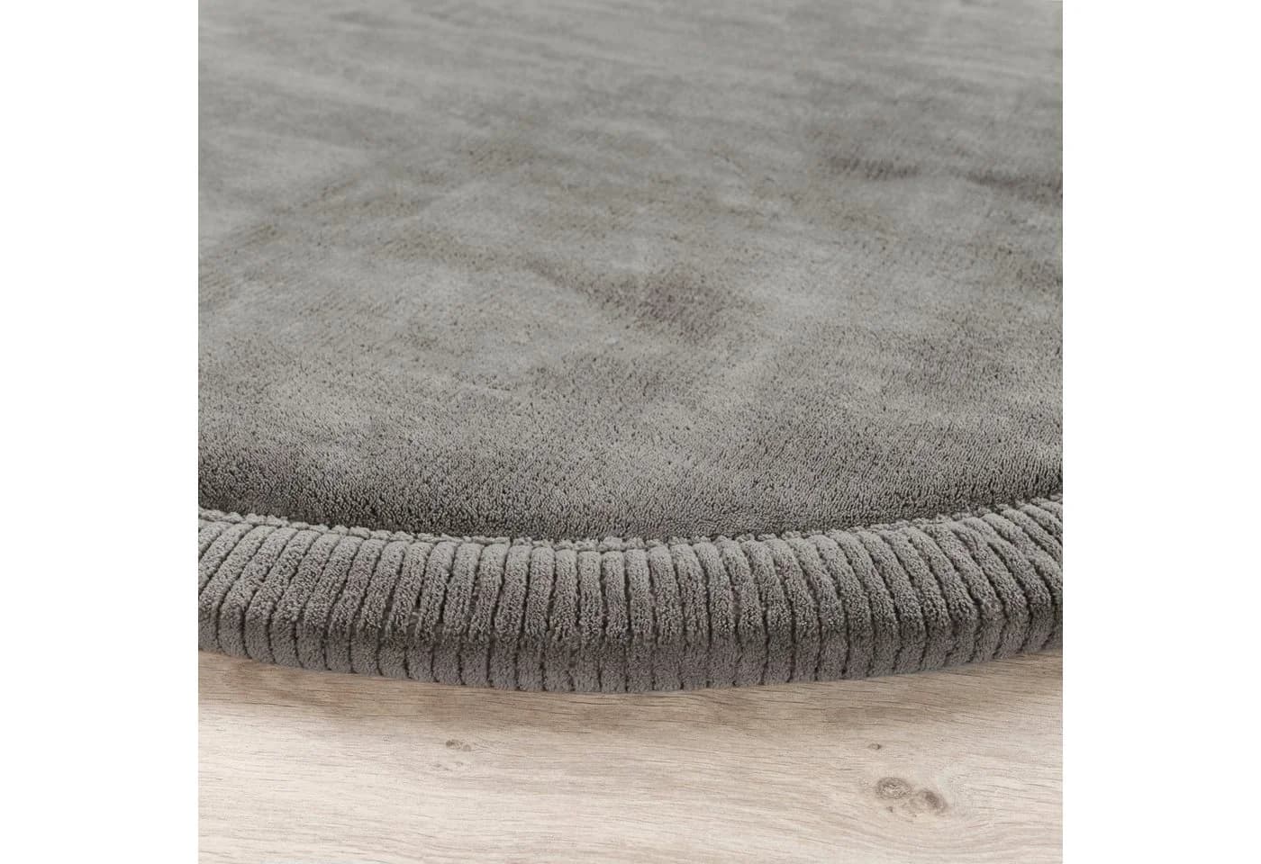 PACO HOME Teppich Tatami 475 Grau Kurzflor mit Memory Foam - Bild 3