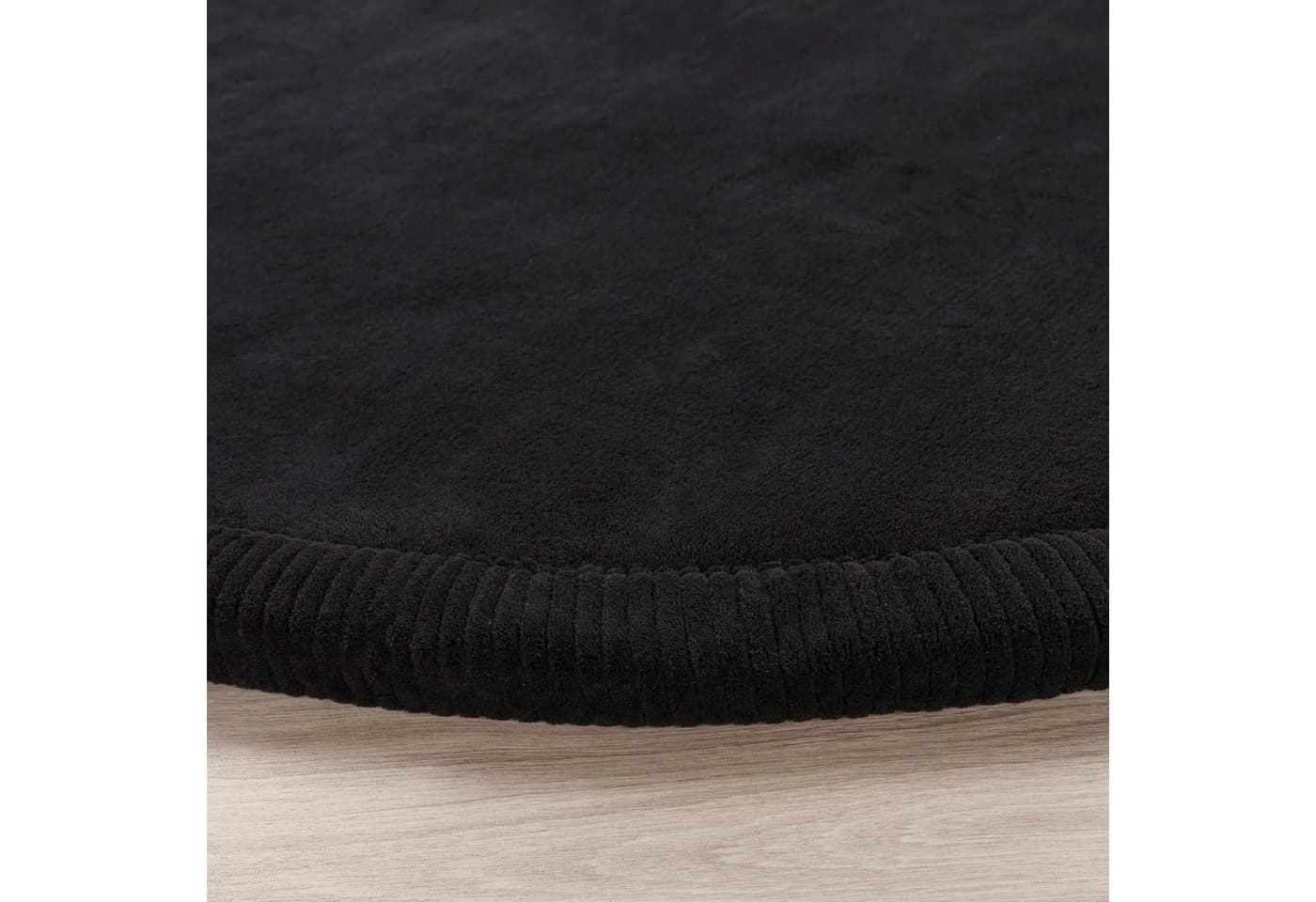 PACO HOME Teppich Tatami 475 Schwarz Kurzflor mit Memory Foam - Bild 3
